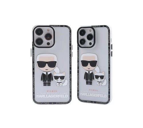 iPhone 14 Pro Kılıf Prada Desenli Kapak - Prada Şeffaf - 1 iPhone 14 Pro Kılıf Prada Desenli Kapak - Prada Şeffaf - 1
