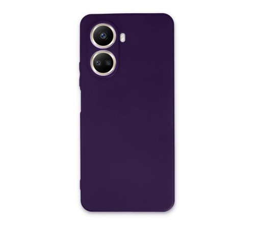 Huawei Nova 10 SE Kılıf First Silikon - Mürdüm
