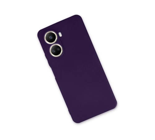 Huawei Nova 10 SE Kılıf First Silikon - Mürdüm