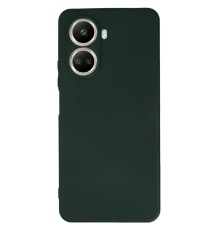 Huawei Nova 10 SE Kılıf First Silikon - Koyu Yeşil