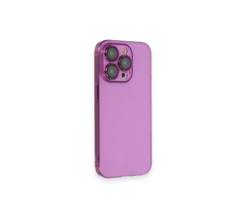 iPhone 13 Pro Kılıf Armada Lensli Kapak - Mor iPhone 13 Pro Kılıf Armada Lensli Kapak - Mor