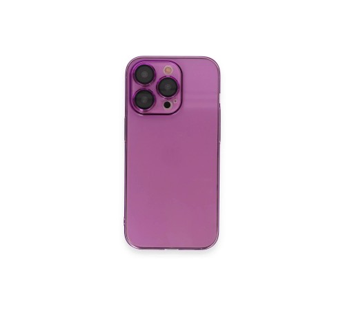 iPhone 13 Pro Kılıf Armada Lensli Kapak - Mor iPhone 13 Pro Kılıf Armada Lensli Kapak - Mor
