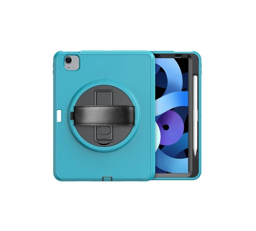 iPad 2022 10.9 (10.nesil) Kılıf Hand Strap Tablet Kılıfı - Turkuaz iPad 2022 10.9 (10.nesil) Kılıf Hand Strap Tablet Kılıfı - Turkuaz