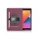iPad 10.2 (7.nesil) Kılıf Hand Strap Tablet Kılıfı - Mürdüm