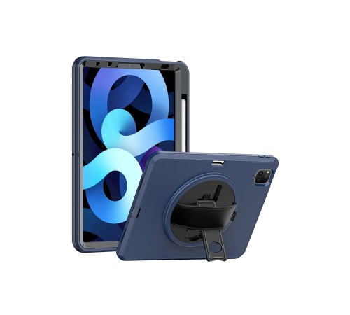 iPad Pro 11 (2018) Kılıf Hand Strap Tablet Kılıfı - Lacivert iPad Pro 11 (2018) Kılıf Hand Strap Tablet Kılıfı - Lacivert