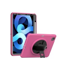 iPad 2022 10.9 (10.nesil) Kılıf Hand Strap Tablet Kılıfı - Pembe