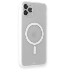iPhone 11 Pro Max Kılıf Grand Magneticsafe Kapak - Beyaz