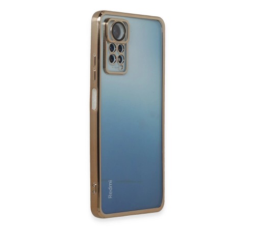 Xiaomi Redmi Note 11 Pro Kılıf Razer Lensli Silikon - Gold Xiaomi Redmi Note 11 Pro Kılıf Razer Lensli Silikon - Gold
