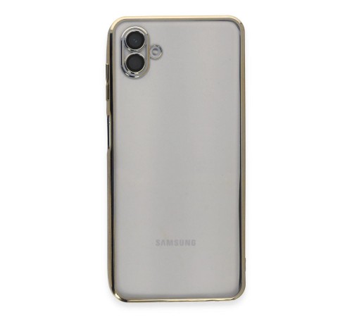 Samsung Galaxy A04 Kılıf Razer Lensli Silikon - Gold Samsung Galaxy A04 Kılıf Razer Lensli Silikon - Gold