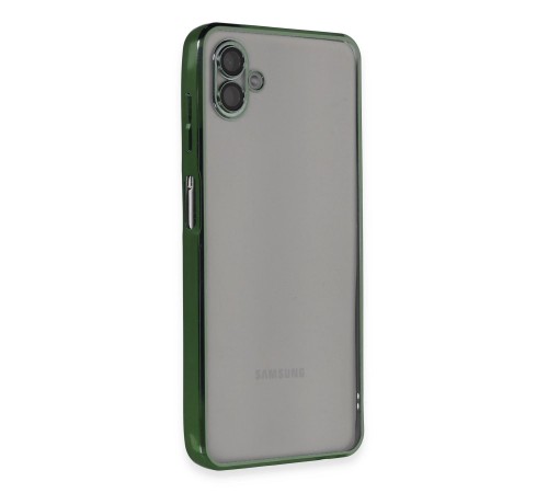 Samsung Galaxy A04 Kılıf Razer Lensli Silikon - Yeşil Samsung Galaxy A04 Kılıf Razer Lensli Silikon - Yeşil