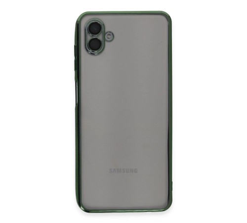 Samsung Galaxy A04 Kılıf Razer Lensli Silikon - Yeşil Samsung Galaxy A04 Kılıf Razer Lensli Silikon - Yeşil