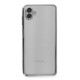 Samsung Galaxy A04 Kılıf Razer Lensli Silikon - Gümüş