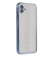 Samsung Galaxy A04 Kılıf Razer Lensli Silikon - Açık Mavi