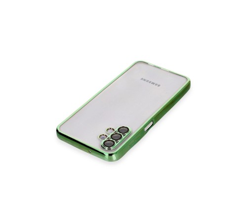 Samsung Galaxy A04S Kılıf Razer Lensli Silikon - Yeşil Samsung Galaxy A04S Kılıf Razer Lensli Silikon - Yeşil