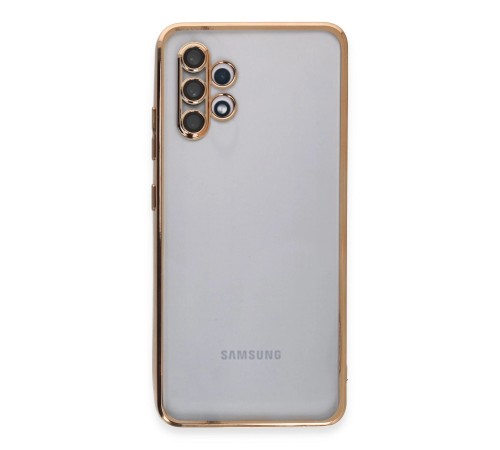 Samsung Galaxy A32 Kılıf Razer Lensli Silikon - Gold Samsung Galaxy A32 Kılıf Razer Lensli Silikon - Gold