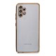 Samsung Galaxy A32 Kılıf Razer Lensli Silikon - Gold