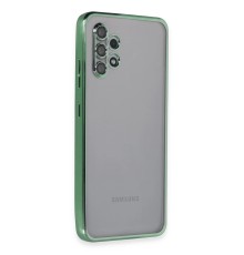 Samsung Galaxy A32 Kılıf Razer Lensli Silikon - Yeşil