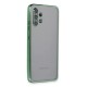 Samsung Galaxy A32 Kılıf Razer Lensli Silikon - Yeşil