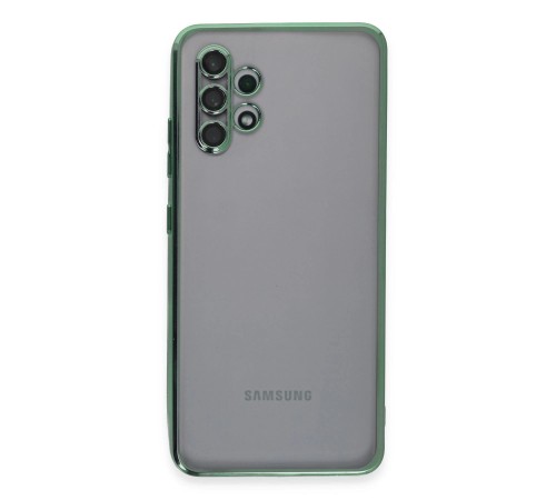 Samsung Galaxy A32 Kılıf Razer Lensli Silikon - Yeşil Samsung Galaxy A32 Kılıf Razer Lensli Silikon - Yeşil