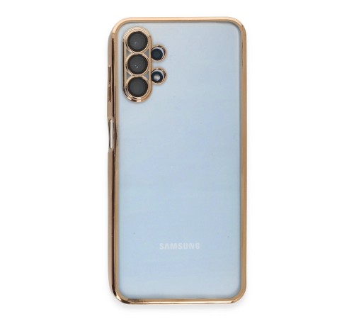 Samsung Galaxy A13 4G Kılıf Razer Lensli Silikon - Gold Samsung Galaxy A13 4G Kılıf Razer Lensli Silikon - Gold