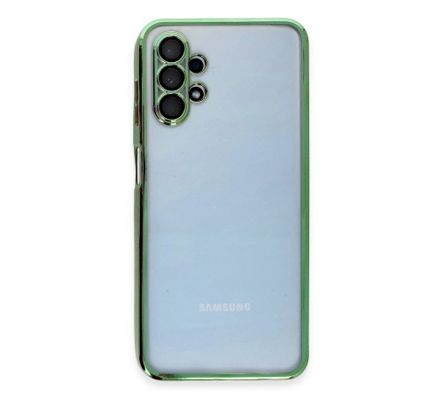 Samsung Galaxy A13 4G Kılıf Razer Lensli Silikon - Yeşil Samsung Galaxy A13 4G Kılıf Razer Lensli Silikon - Yeşil