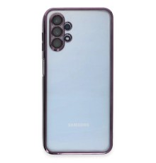 Samsung Galaxy A13 4G Kılıf Razer Lensli Silikon - Mor