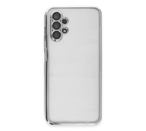 Samsung Galaxy A13 4G Kılıf Razer Lensli Silikon - Gümüş Samsung Galaxy A13 4G Kılıf Razer Lensli Silikon - Gümüş