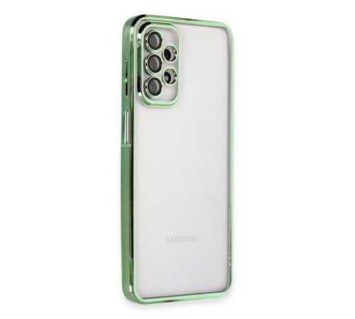 Samsung Galaxy A23 4G Kılıf Razer Lensli Silikon - Yeşil Samsung Galaxy A23 4G Kılıf Razer Lensli Silikon - Yeşil