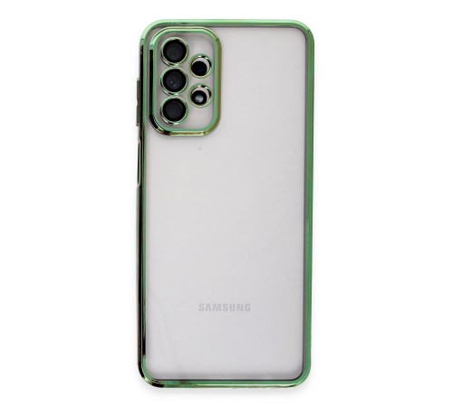Samsung Galaxy A23 4G Kılıf Razer Lensli Silikon - Yeşil Samsung Galaxy A23 4G Kılıf Razer Lensli Silikon - Yeşil