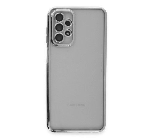 Samsung Galaxy A23 4G Kılıf Razer Lensli Silikon - Gümüş Samsung Galaxy A23 4G Kılıf Razer Lensli Silikon - Gümüş