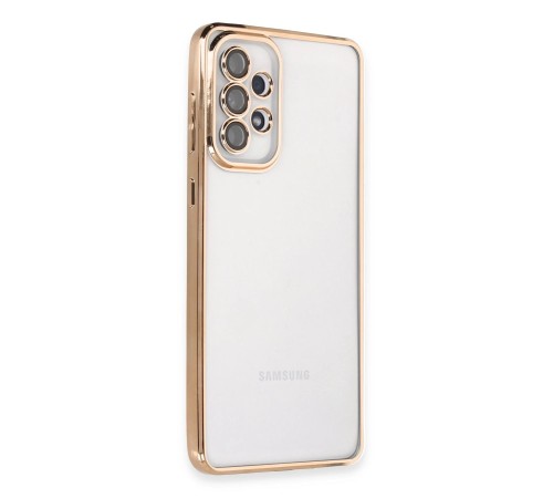 Samsung Galaxy A33 5G Kılıf Razer Lensli Silikon - Gold Samsung Galaxy A33 5G Kılıf Razer Lensli Silikon - Gold