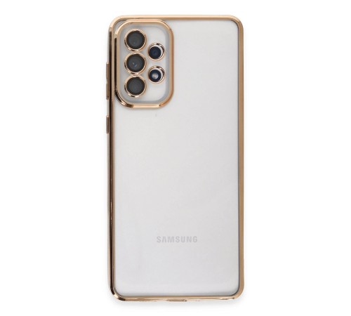 Samsung Galaxy A33 5G Kılıf Razer Lensli Silikon - Gold Samsung Galaxy A33 5G Kılıf Razer Lensli Silikon - Gold