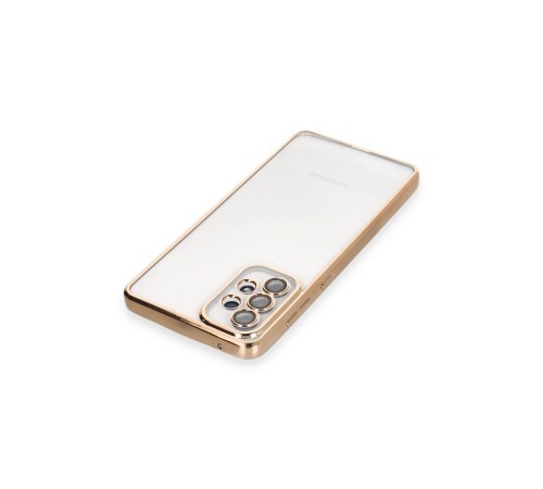 Samsung Galaxy A33 5G Kılıf Razer Lensli Silikon - Gold Samsung Galaxy A33 5G Kılıf Razer Lensli Silikon - Gold