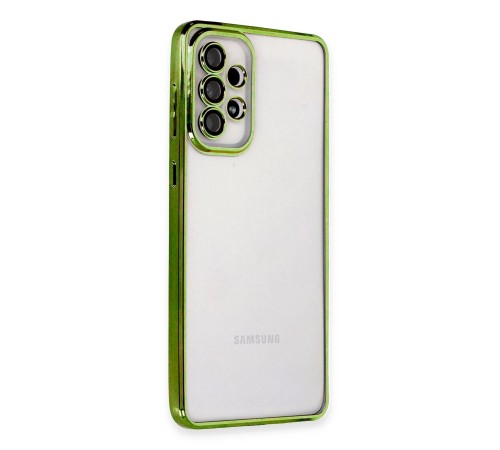Samsung Galaxy A33 5G Kılıf Razer Lensli Silikon - Yeşil