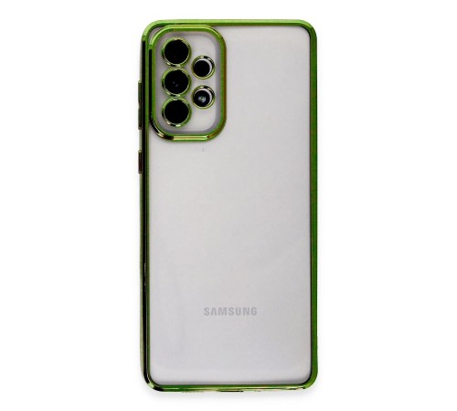 Samsung Galaxy A33 5G Kılıf Razer Lensli Silikon - Yeşil