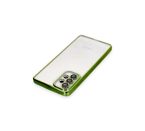 Samsung Galaxy A33 5G Kılıf Razer Lensli Silikon - Yeşil