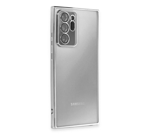 Samsung Galaxy Note 20 Ultra Kılıf Razer Lensli Silikon - Gümüş Samsung Galaxy Note 20 Ultra Kılıf Razer Lensli Silikon - Gümüş