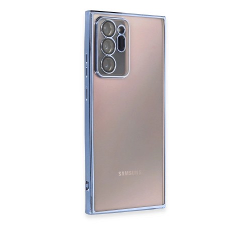 Samsung Galaxy Note 20 Ultra Kılıf Razer Lensli Silikon - Açık Mavi Samsung Galaxy Note 20 Ultra Kılıf Razer Lensli Silikon - Açık Mavi