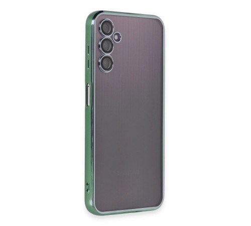 Samsung Galaxy A14 4G Kılıf Razer Lensli Silikon - Yeşil Samsung Galaxy A14 4G Kılıf Razer Lensli Silikon - Yeşil