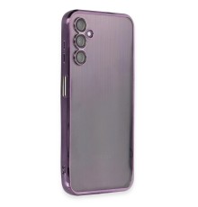 Samsung Galaxy A14 4G Kılıf Razer Lensli Silikon - Mor