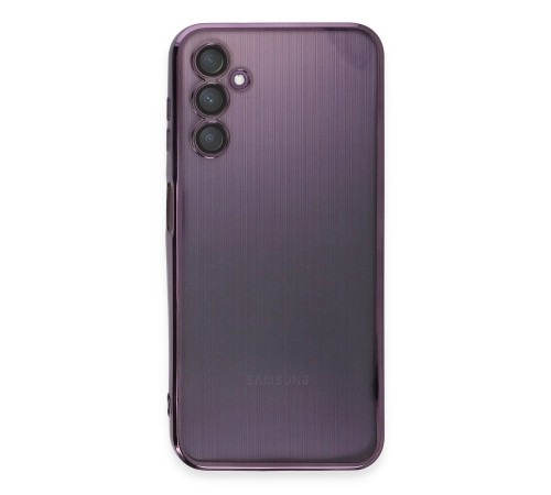 Samsung Galaxy A14 4G Kılıf Razer Lensli Silikon - Mor Samsung Galaxy A14 4G Kılıf Razer Lensli Silikon - Mor