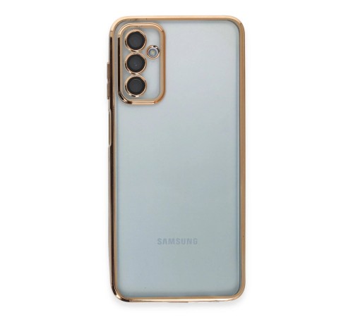 Samsung Galaxy M23 Kılıf Razer Lensli Silikon - Gold