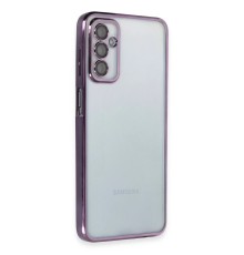 Samsung Galaxy M23 Kılıf Razer Lensli Silikon - Mor