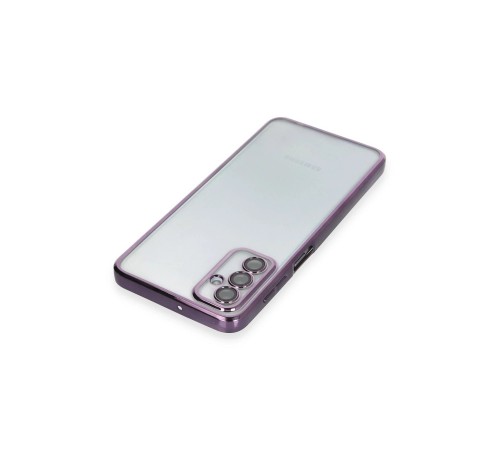 Samsung Galaxy M23 Kılıf Razer Lensli Silikon - Mor Samsung Galaxy M23 Kılıf Razer Lensli Silikon - Mor