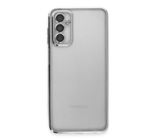Samsung Galaxy M23 Kılıf Razer Lensli Silikon - Gümüş Samsung Galaxy M23 Kılıf Razer Lensli Silikon - Gümüş