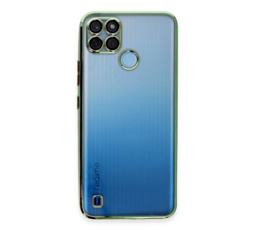 Realme C25Y Kılıf Razer Lensli Silikon - Yeşil Realme C25Y Kılıf Razer Lensli Silikon - Yeşil