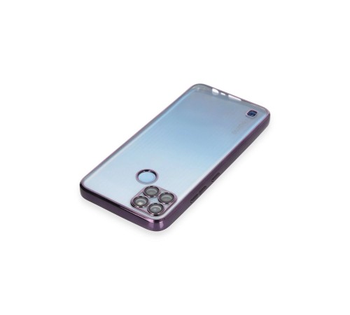Realme C25Y Kılıf Razer Lensli Silikon - Mor Realme C25Y Kılıf Razer Lensli Silikon - Mor