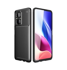 Xiaomi Poco M5 Kılıf Auto Focus Karbon Kapak - Siyah