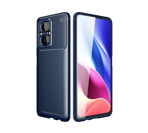 Xiaomi Poco M5 Kılıf Auto Focus Karbon Kapak - Lacivert Xiaomi Poco M5 Kılıf Auto Focus Karbon Kapak - Lacivert