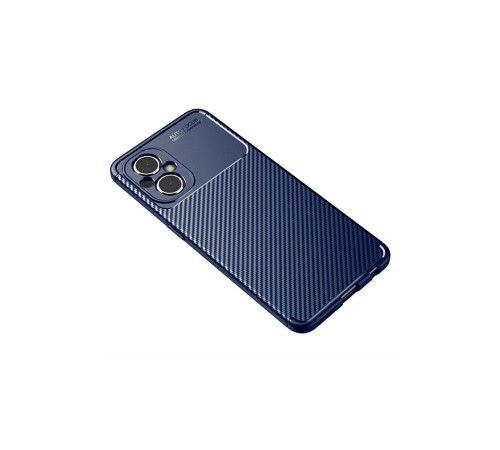Xiaomi Poco M5 Kılıf Auto Focus Karbon Kapak - Lacivert Xiaomi Poco M5 Kılıf Auto Focus Karbon Kapak - Lacivert